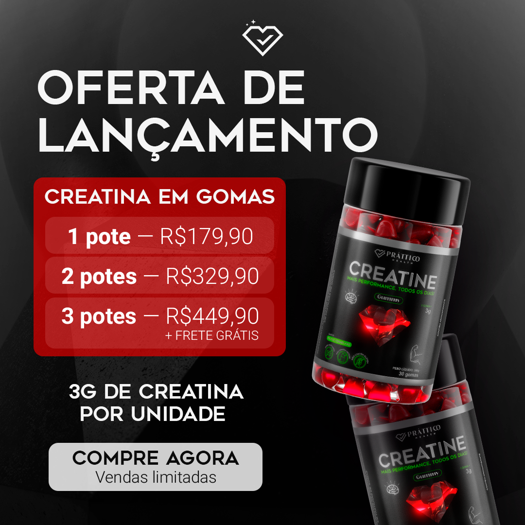 Pote de Creatina em Gomas